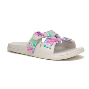 Chaco Chillos Slide Sandals Women’s 7 Tie-Dye Webbing GUC Cottagecore